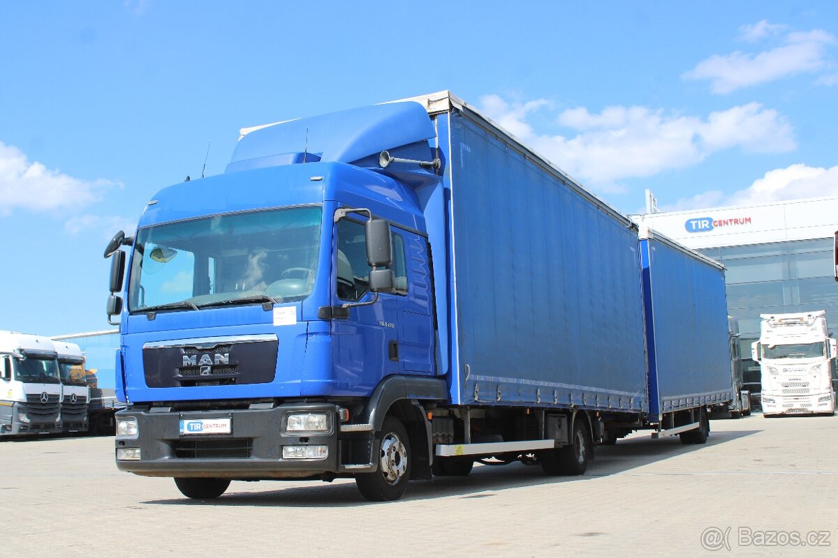 MAN TGL 8.220, EURO 5EEV, NEZÁVISLÁ KLIMATIZACE +SVAN CHT101