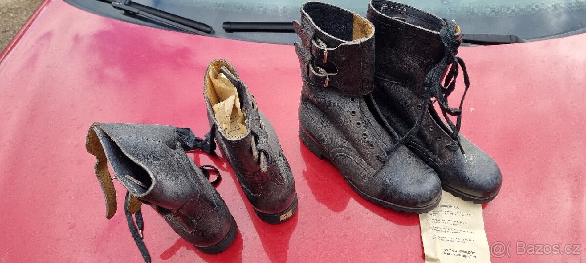 Vojenské boty, kanady