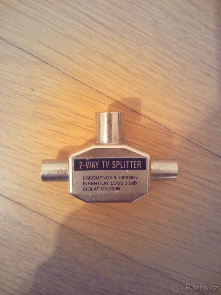 Prodám dvoucestný TV rozbočovač.
