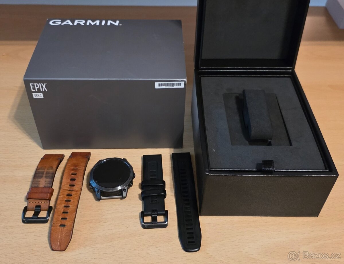 Prodám hodinky Garmin epix (Gen 2) – Sapphire Edition 47 mm