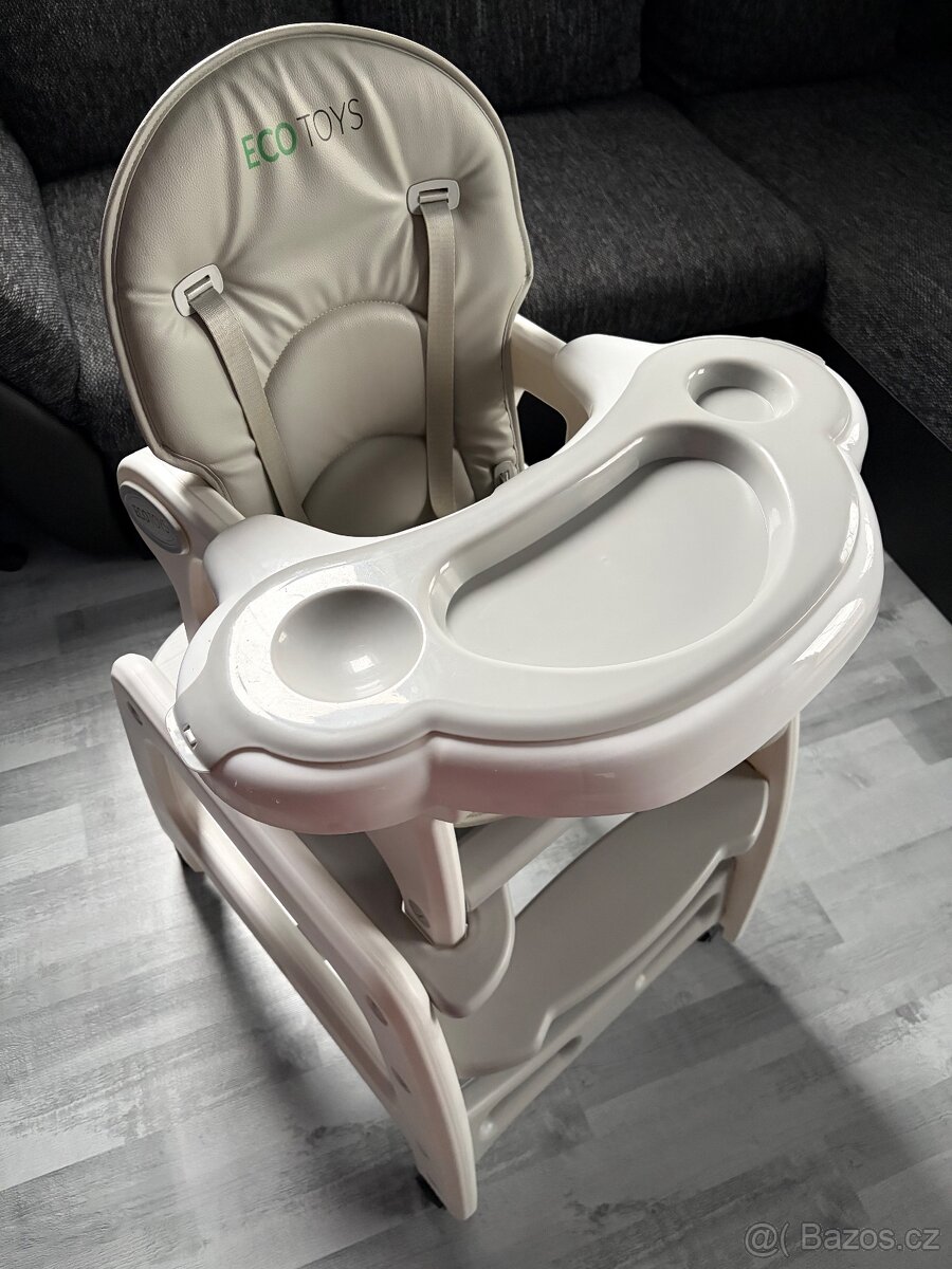 Multifunkční jídelní židlička 3v1