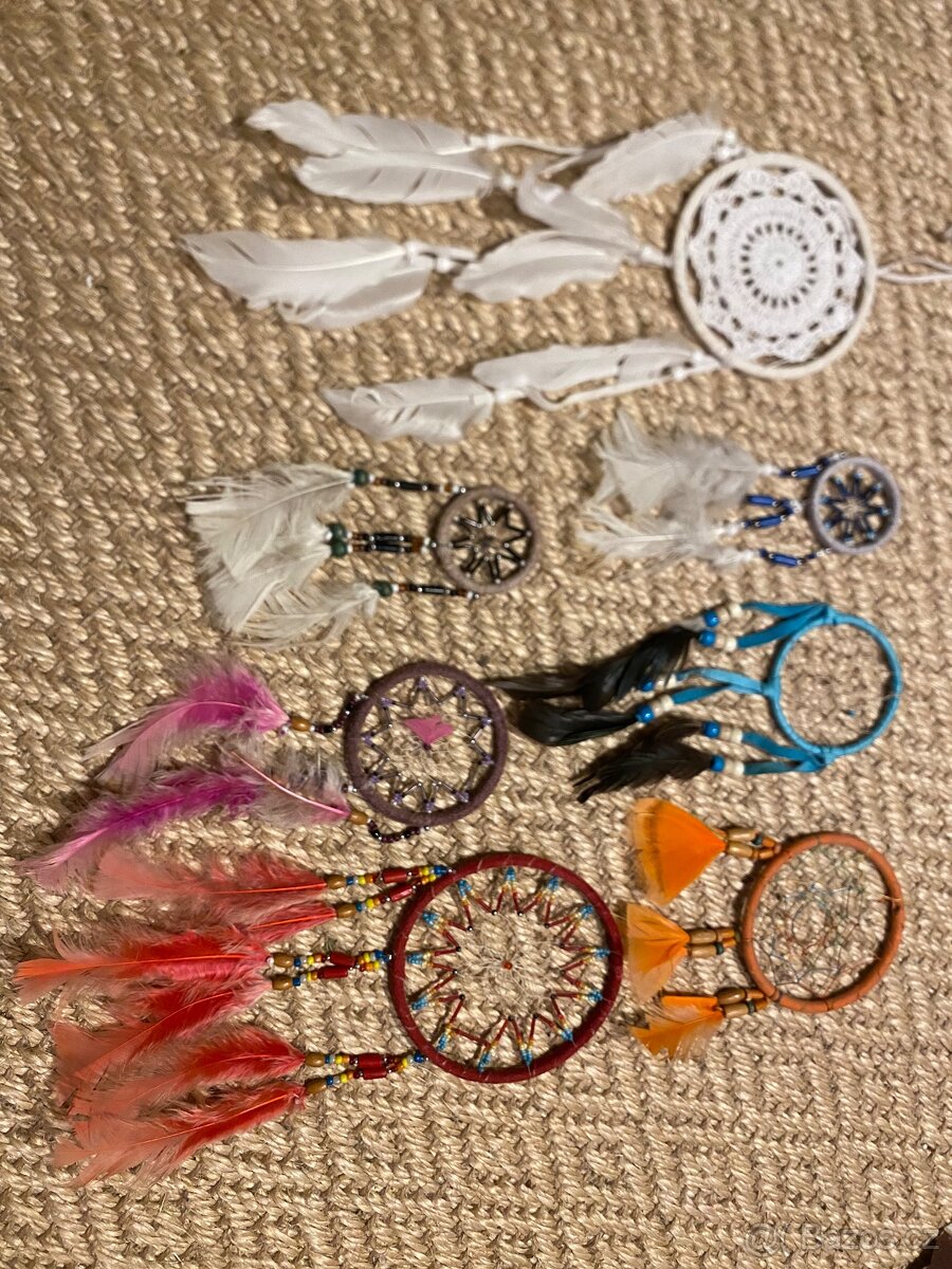 Lapače snů v barvách čaker