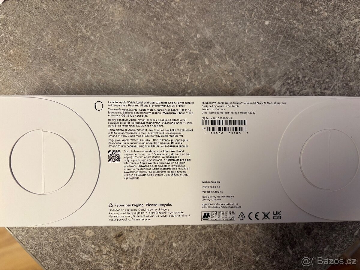 Nerozbalené Apple Watch series 11 46mm