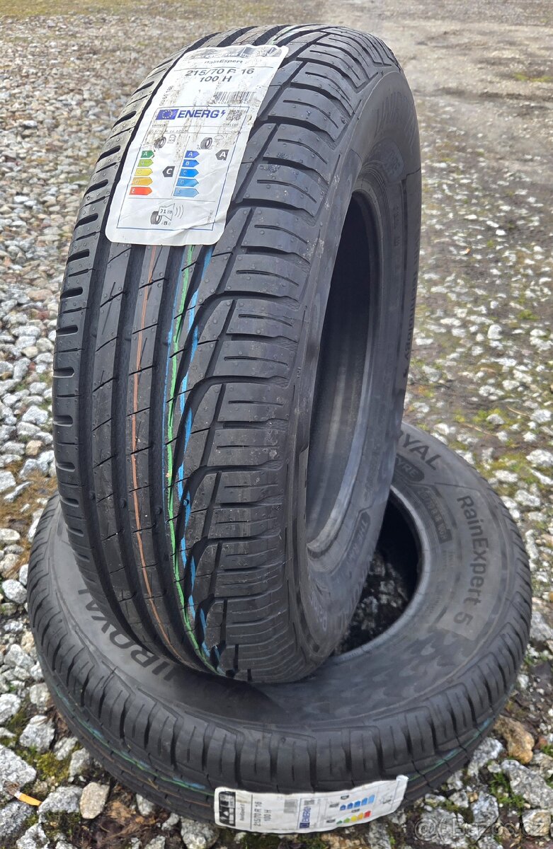 2ks nových letních pneu Uniroyal 215/70/16