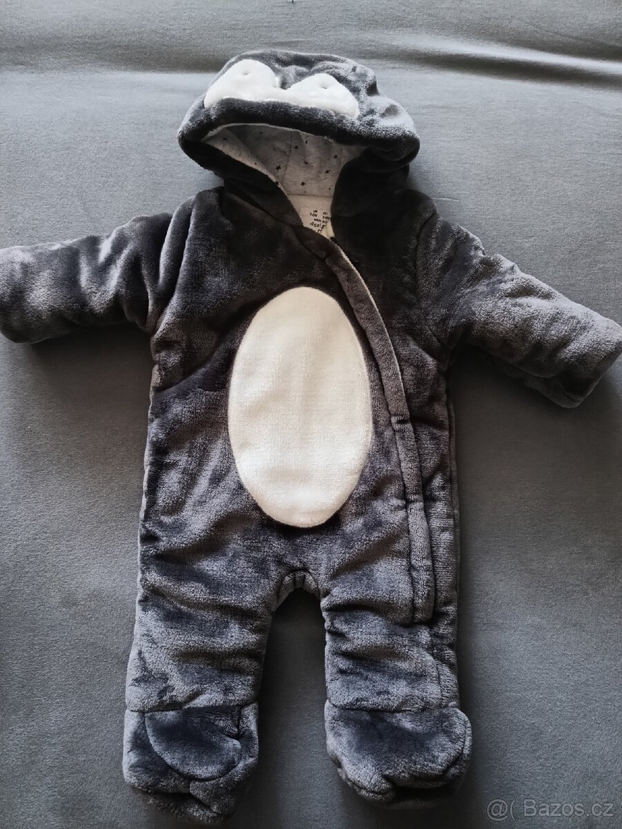F&F plyšový overal