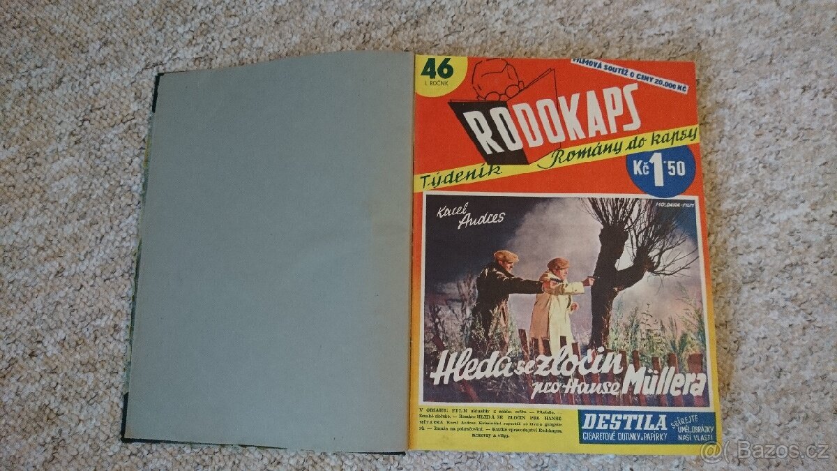 Svázaný Rodokaps, 1., 4., 6. ročník