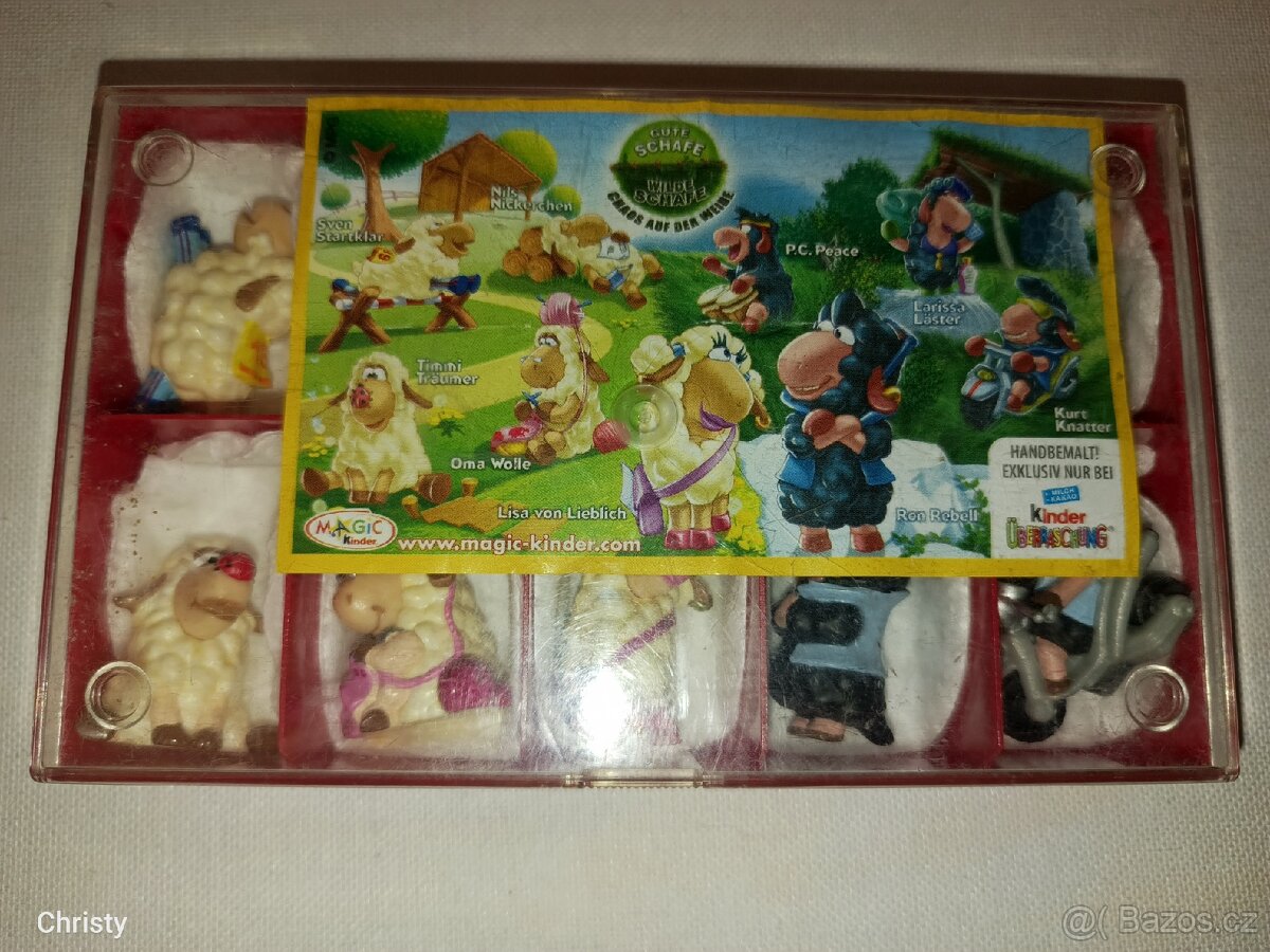 Ovečky sběratelská kompletní sada figurek Kindervajíčka