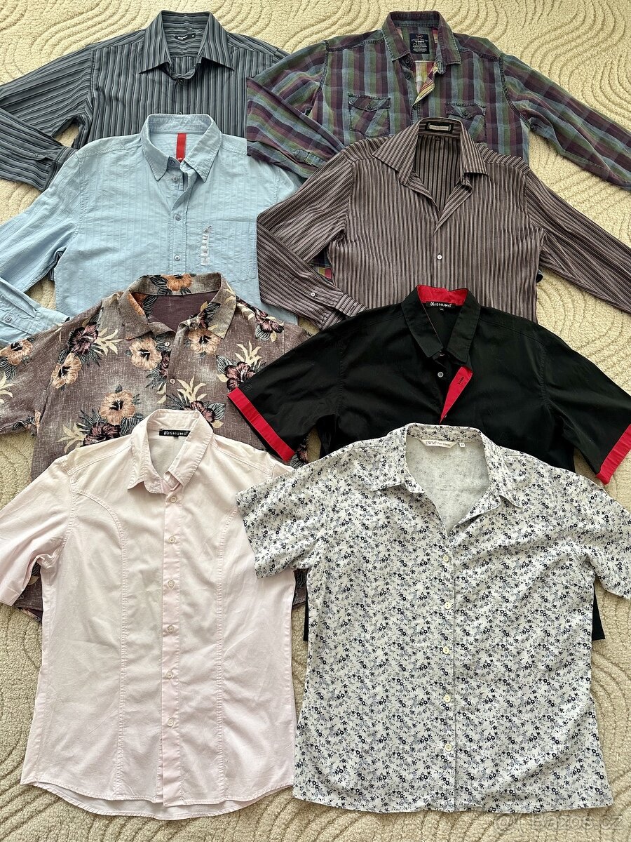 set panských košil (vel XL)
