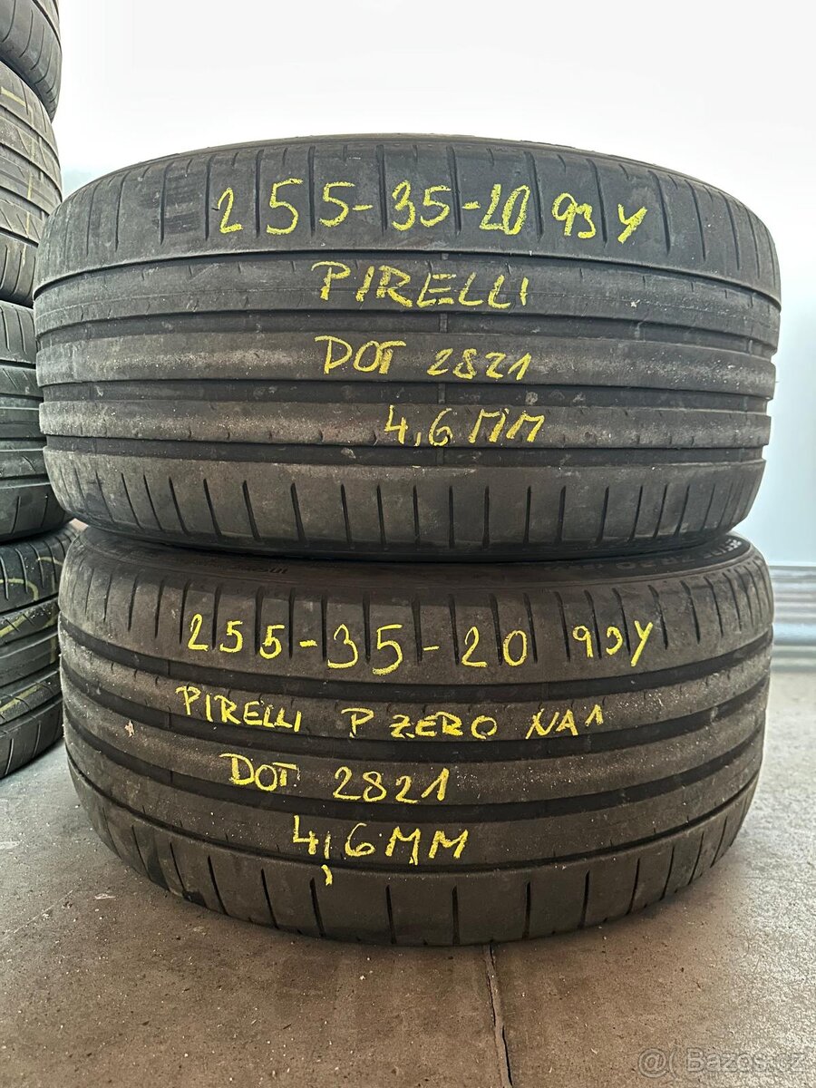 Letní pirelli 255/35/20 93Y P Zero NA1 - 2821- 4,6mm