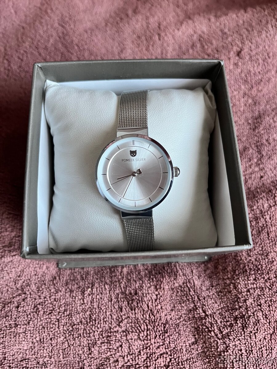 Nové hodinky Pomeek silver diamond