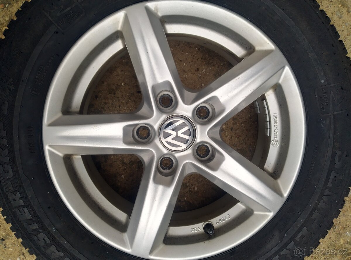 5x112 15 195/65/15 semperit 6-7mm