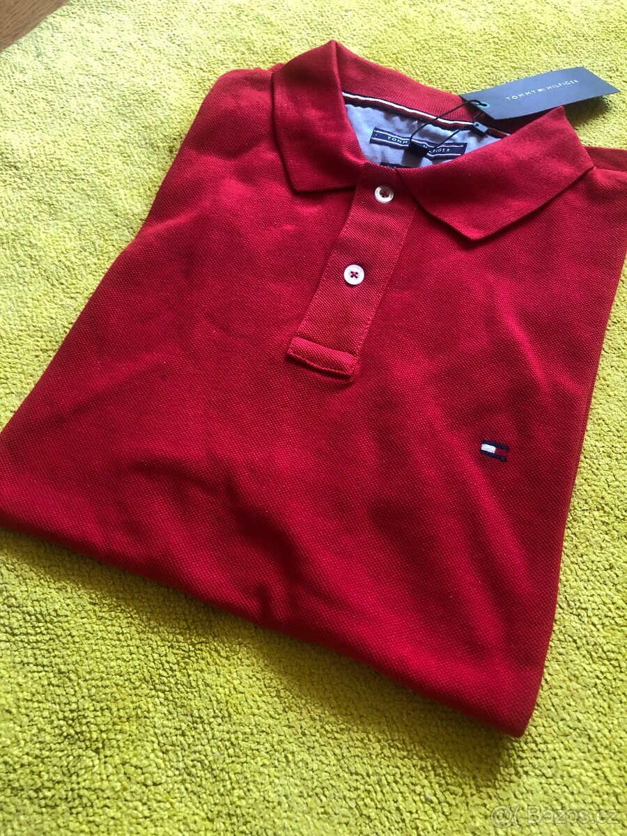 Tommy Hilfiger polo triko Red M