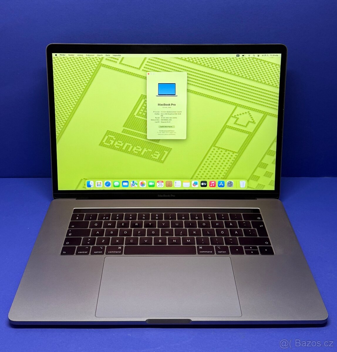 MacBook Pro 15” 2019 CTO/32GB RAM/i9/1TB SSD/ Záruka