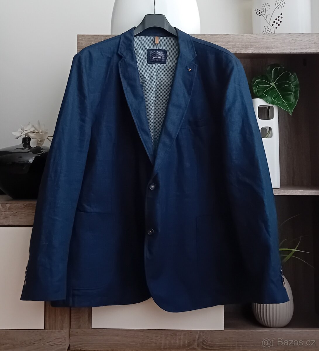 Calamar pánské sako vel. 3XL len + bavlna nové