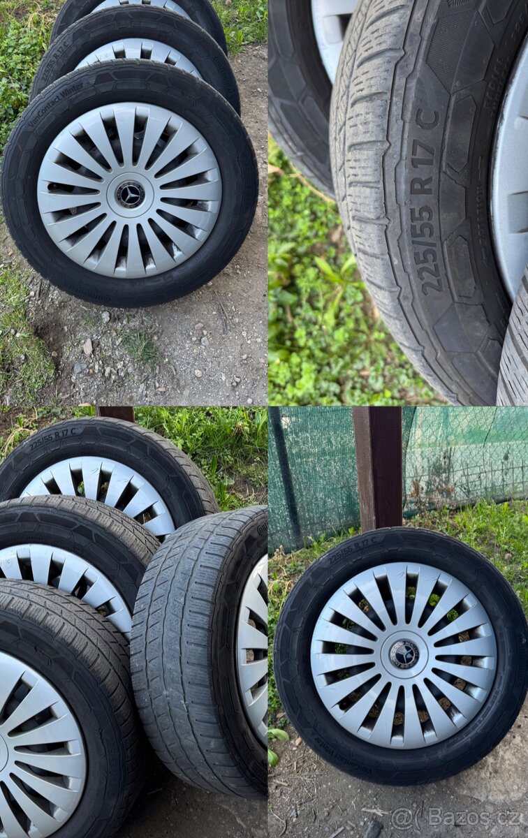4ks PNEU / disky Mercedes Vito/V class model W447