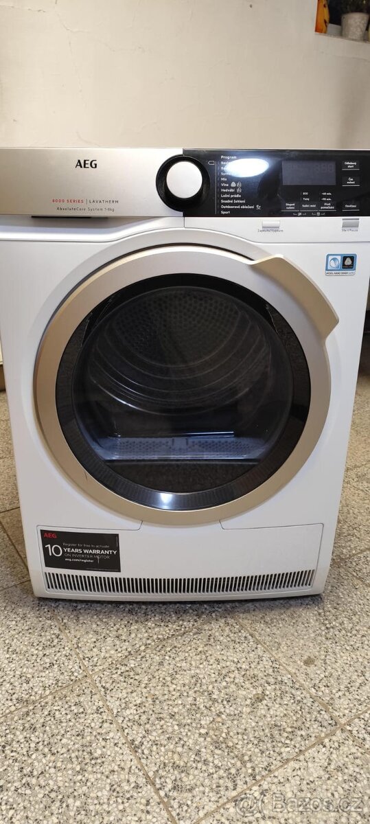 Set pračka AEG 7000 Series 8kg + sušička AEG 8000 Series 8kg
