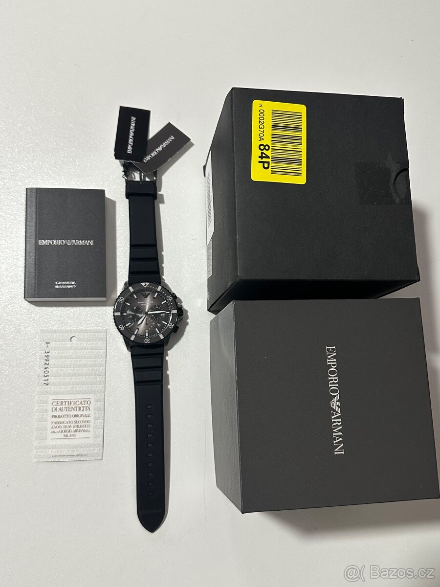 Pánské hodinky EMPORIO ARMANI AR11515 šedé