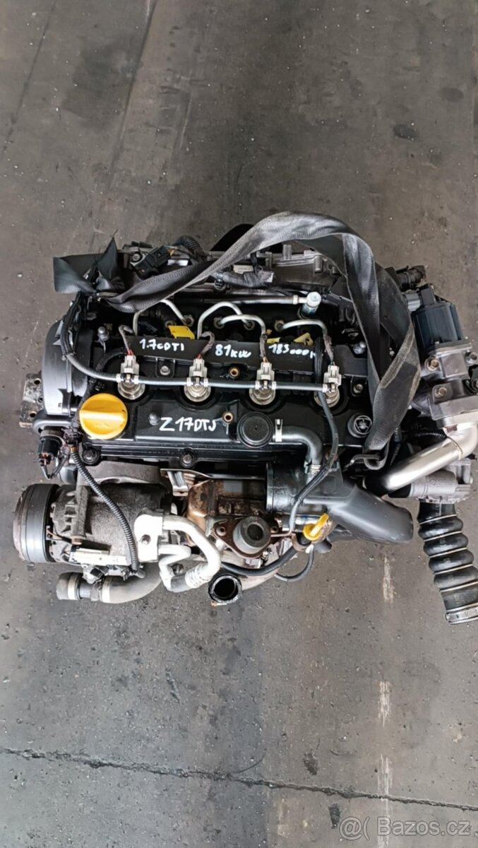 motor 1.7CDTi 81kW typ Z17DTJ