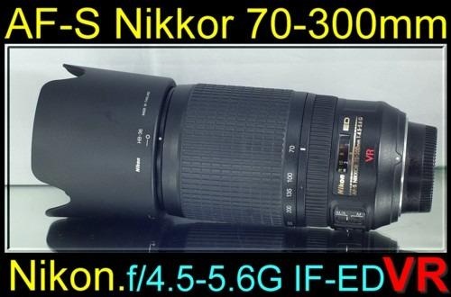 Nikon AF-S Nikkor 70-300mm f/4.5-5.6 ED VR FX