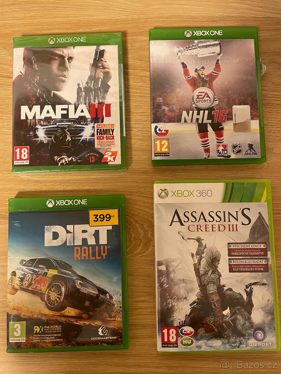 XBOX One soubor her 3hry na XBOX