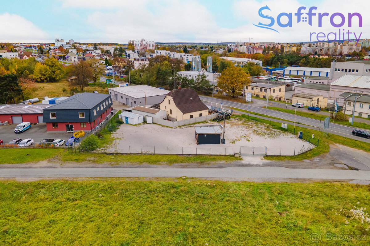 Prodej komerčního pozemku, 1 323 m², ul. Domažlická, Plzeň-S
