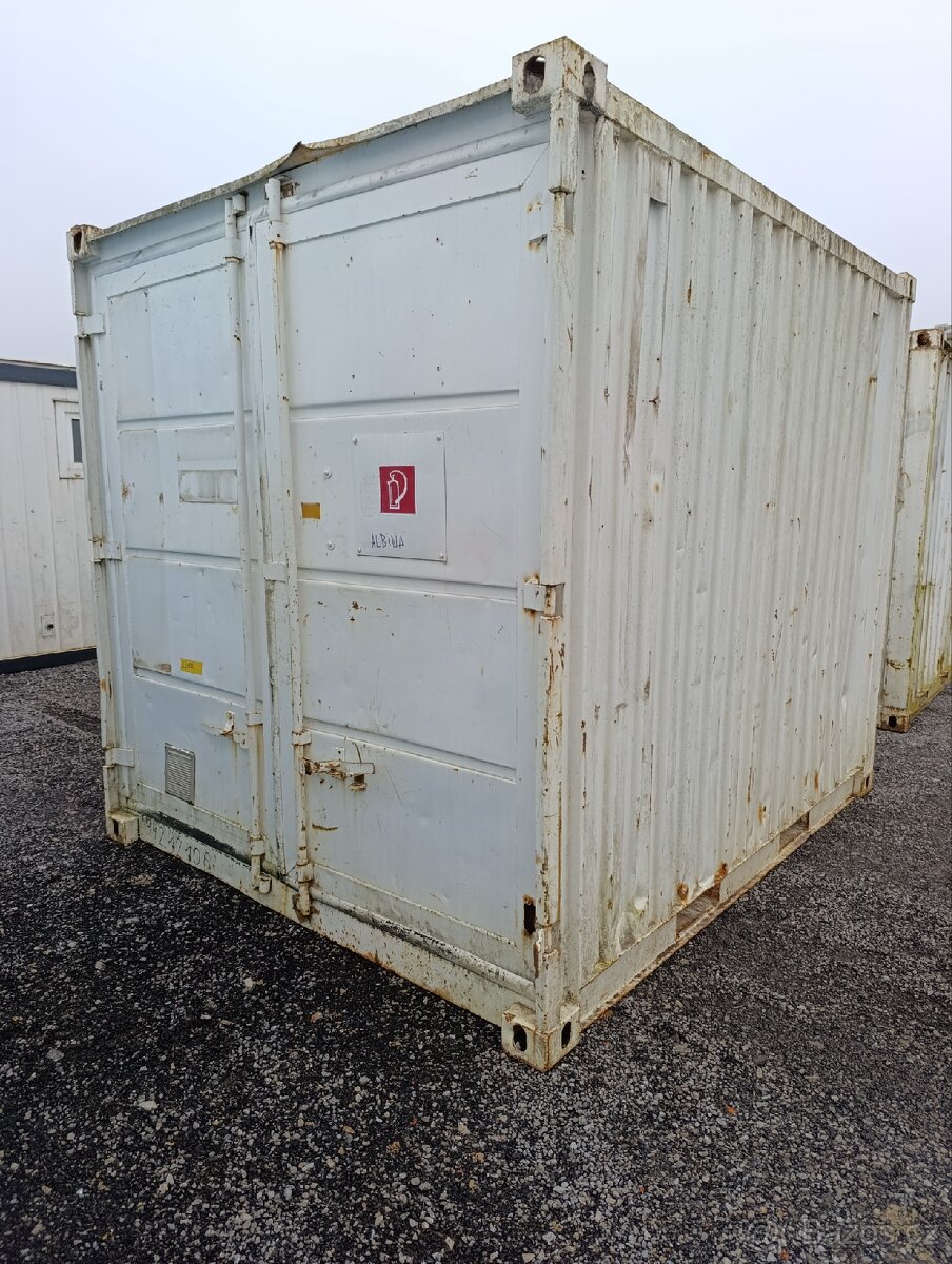 Lodní/skladový kontejner s regály ALBINA 3m