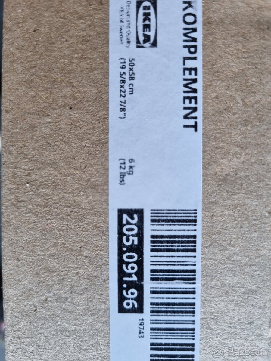 Šuplík Ikea šedý nový