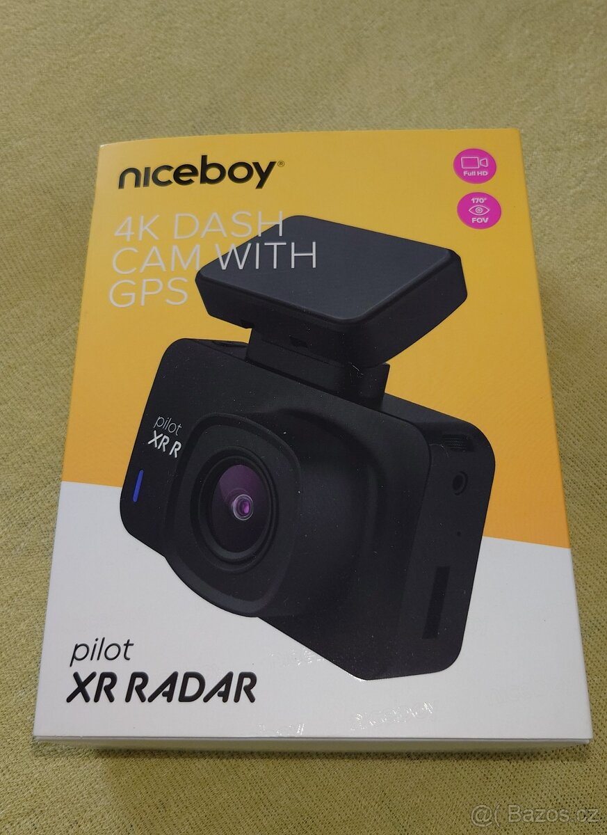 autokamera Niceboy PILOT XR Radar 4K s hlášením radarů