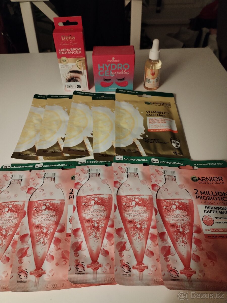 Pleťové masky Garnier
