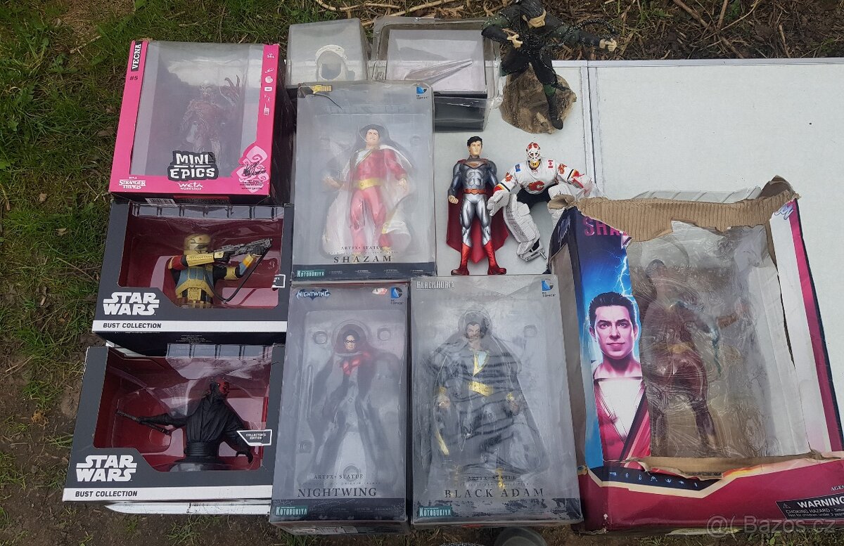 Sošky star wars,dc,shazam -