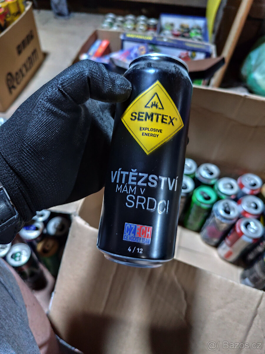 Plechovky od Energy Drinků Semtex - 2
