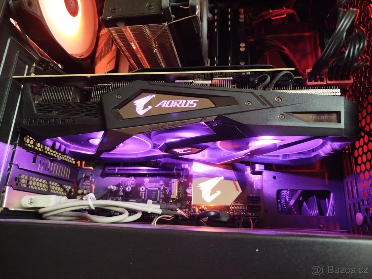 Herní PC ryzen 5 5500/ 16gb/RTX 2060 SUPER|AORUS/LCD MONITOR