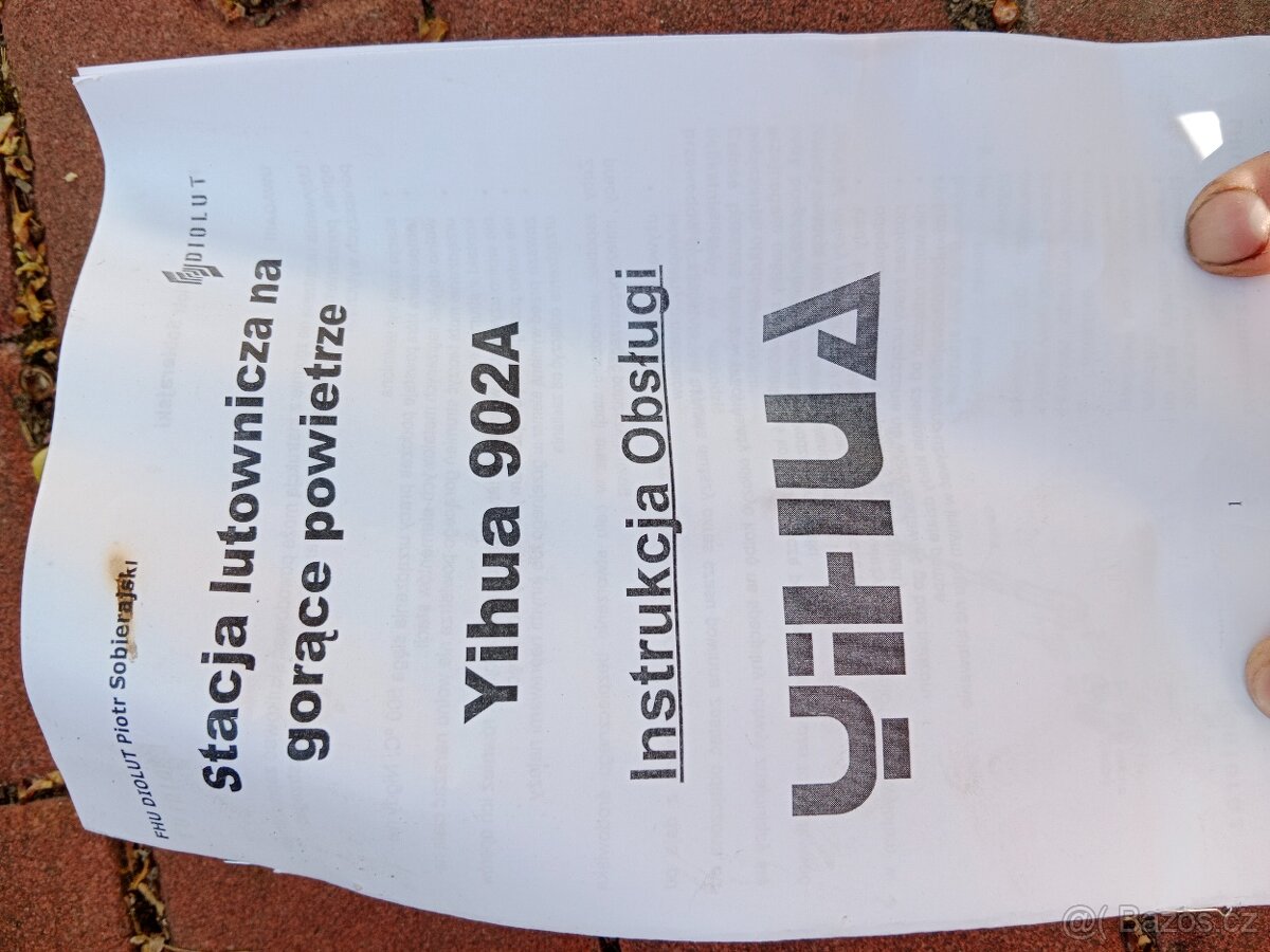 Horkovzdušná stanice pájka na opravu plastů yiuha 902a