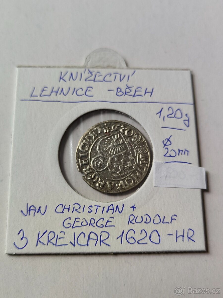 3 krejcar 1620 HR Lehnice
