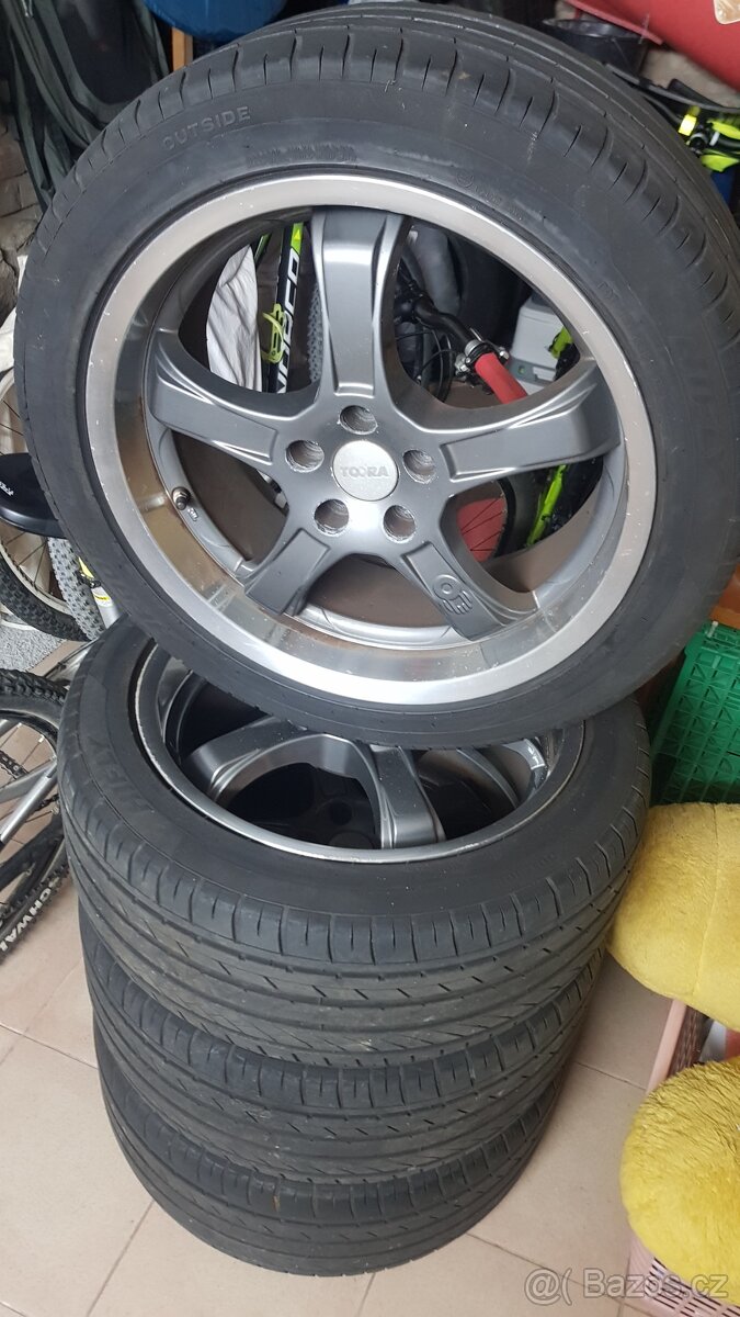 Prodám letní kola s disky Ford S max 18" 235/45