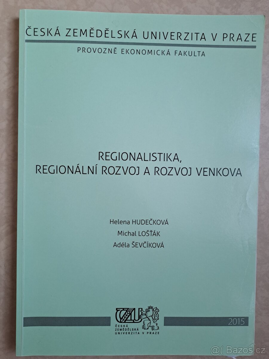 Regionalistika, regionální rozvoj a rozvoj venkova