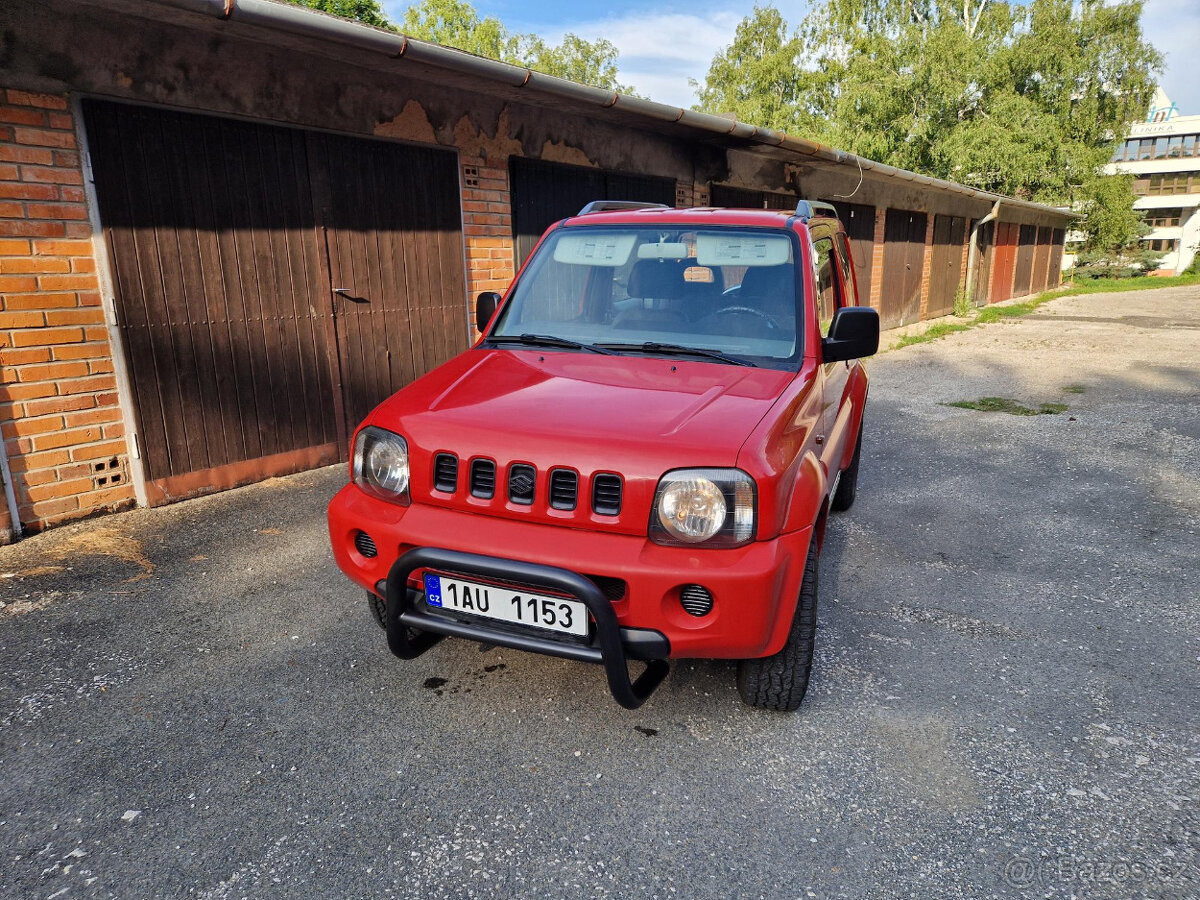 Prodám SUZUKI JIMNY 1.3/59kW, klimatizace - čistý vůz