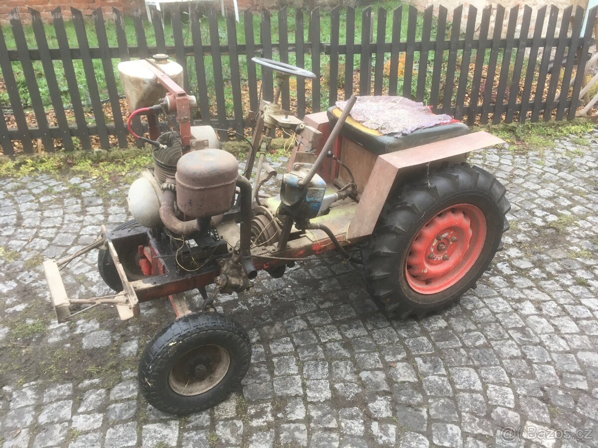 Traktor - Malotraktor domácí výroby