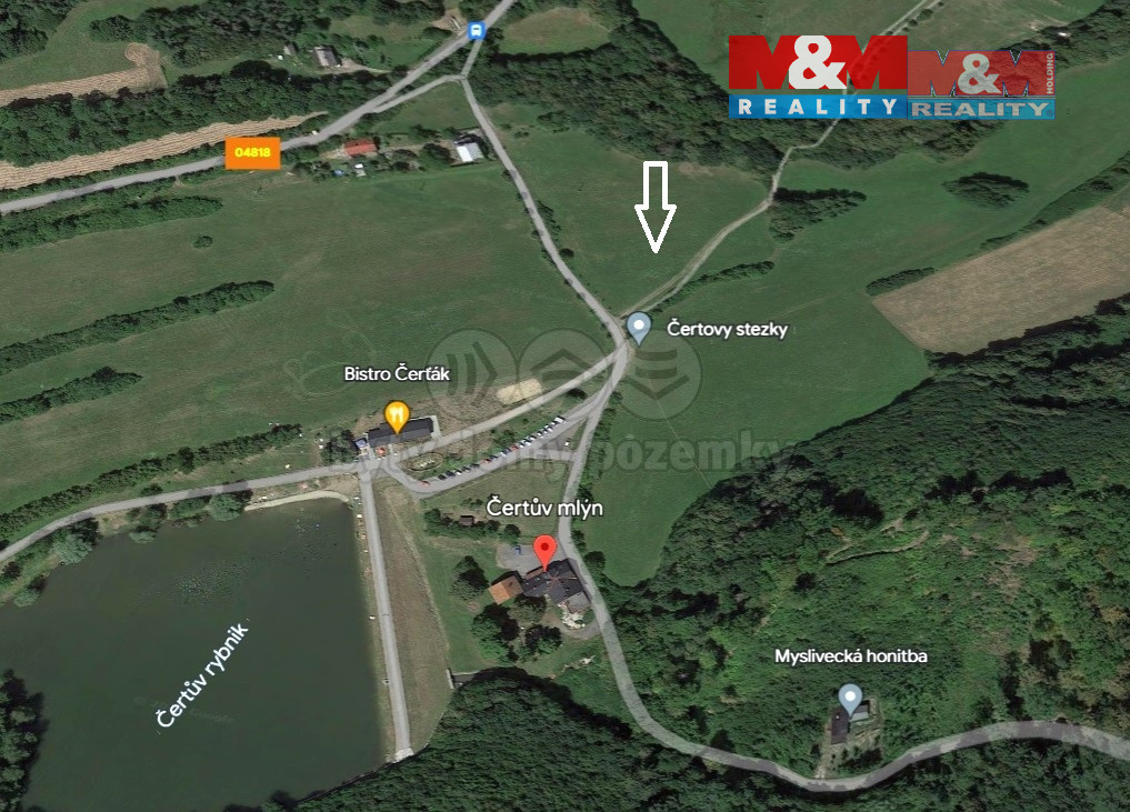 Prodej louky, 3425 m², Nový Jičín, U Čertova Mlýna