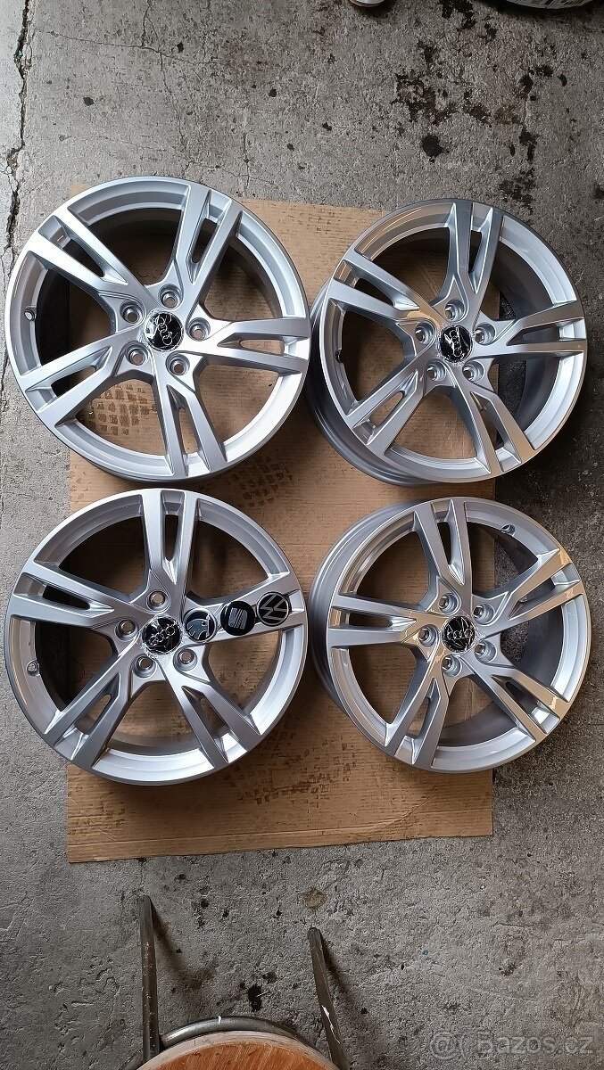 ALU disky R17 5x112 mm škoda, seat a volkswagen