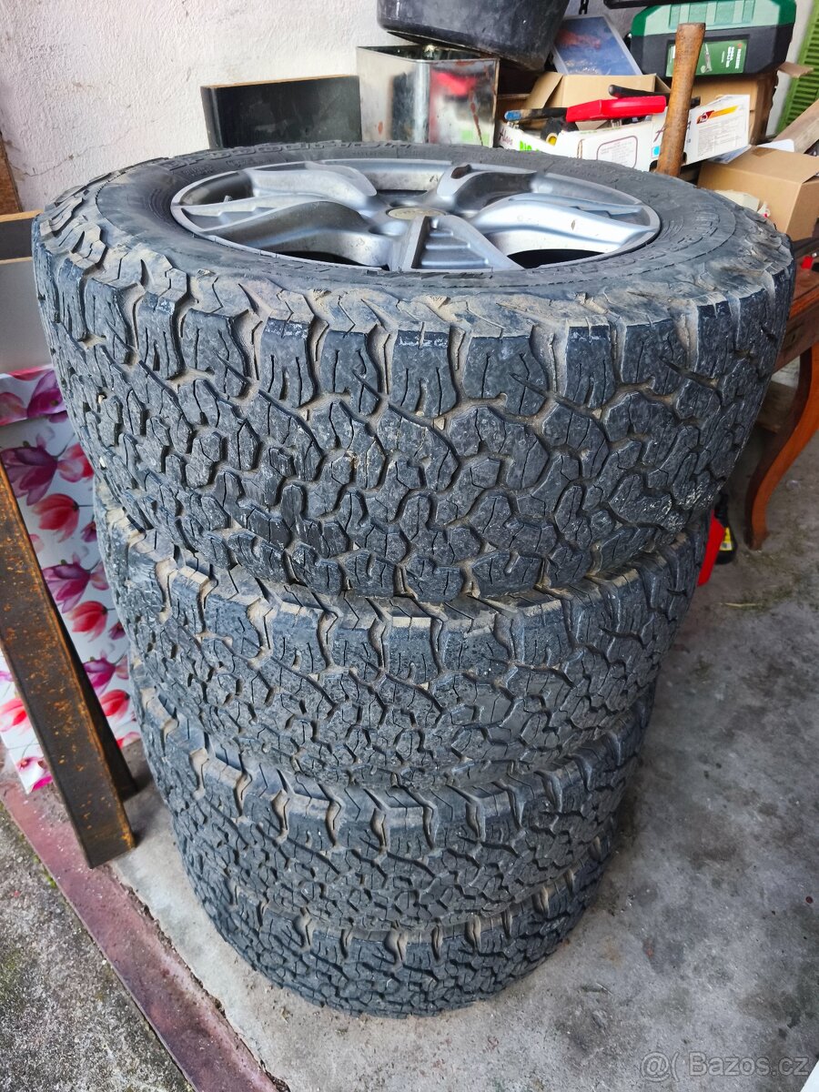 Alu kola 5x127 R18 / pneu 265/60/18