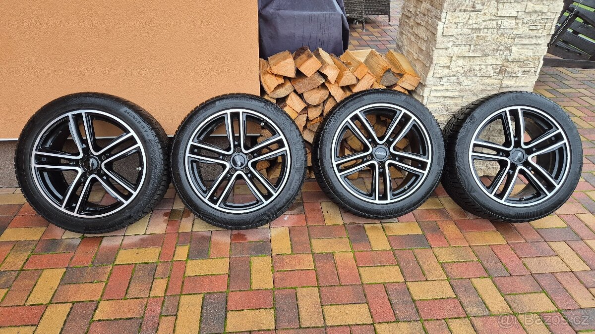 Alu Brock R18 5x112 se zimními pneu 245/45 (13)