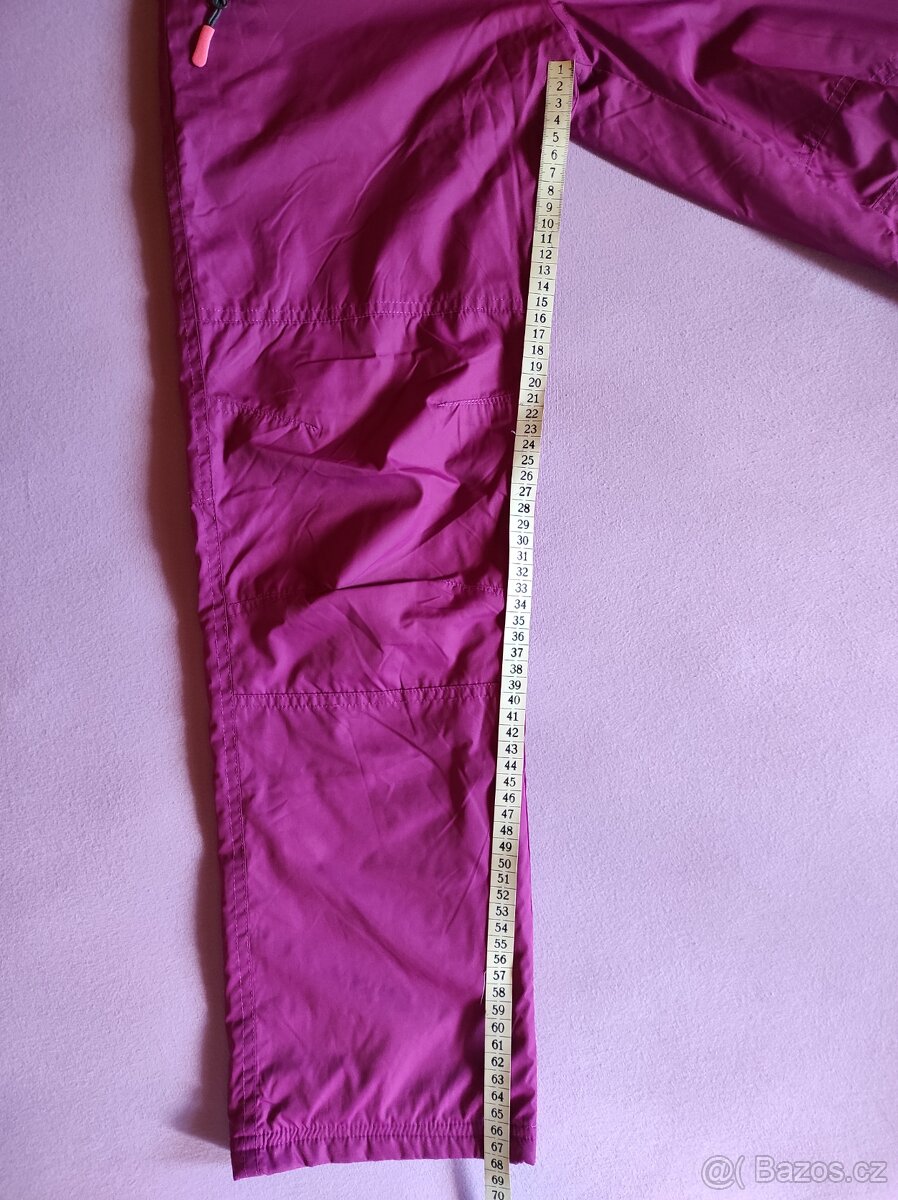 Vyteplené šusťákové kalhoty