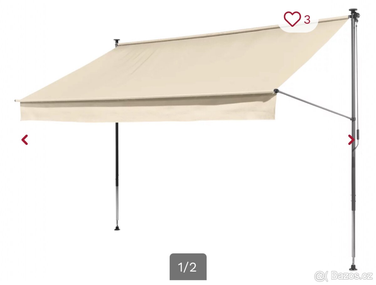 Livarno upínací markýza 300x150cm