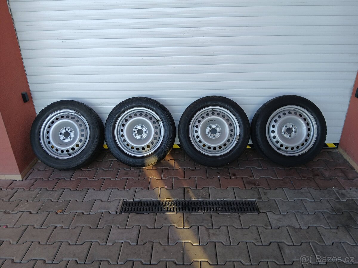 FIAT DOBLO / OPEL COMBO DISKY R16" S CELOROČNÍMI PNEU FALKE