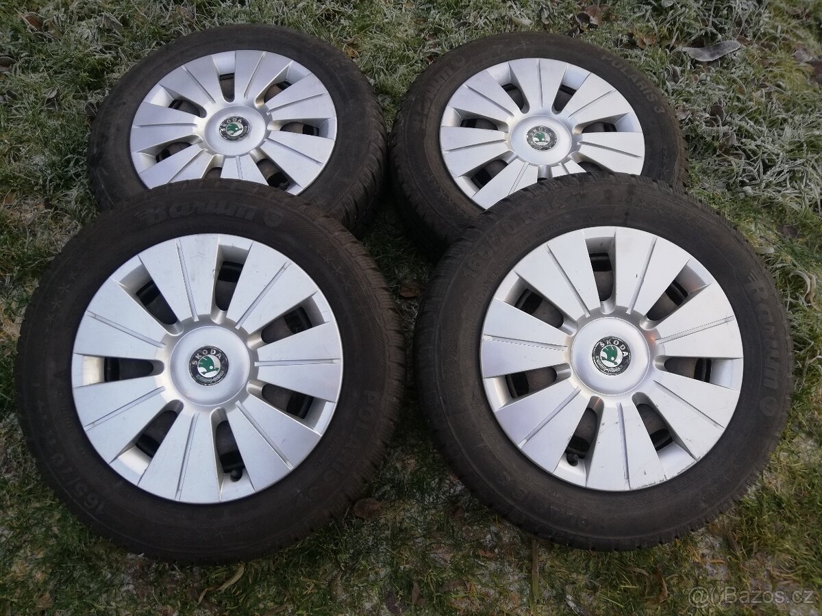 165/70/14 zimní kola Škoda Fabia I,Fabia II,Polo,Fox,Ibiza