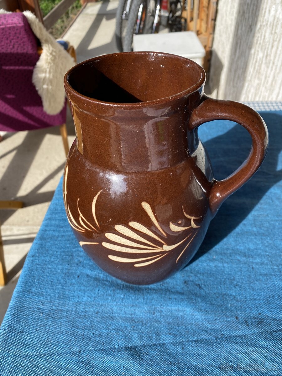 Keramický džbán - KERAMO KOSTELEC 1952