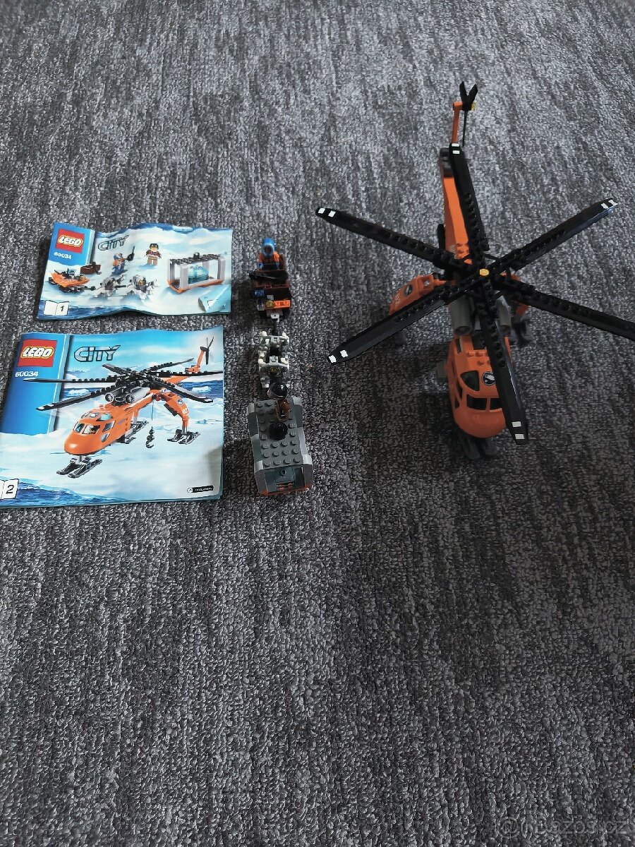 Lego city 60034 polární helikoptéra