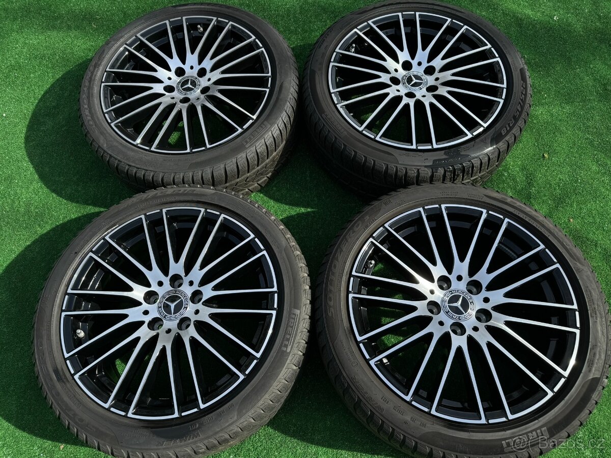 Originál alu kola Mercedes 5x112 R18 C class zimní