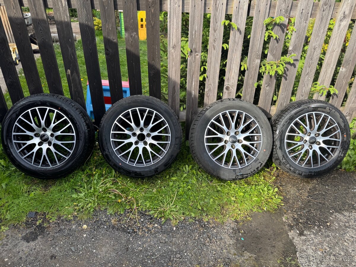Hliníková kola 5x112 včetně pneu 205/55 R16